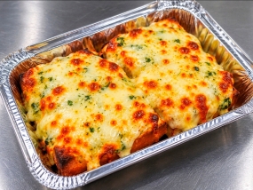 109 Knoblauchbrot mit Käse